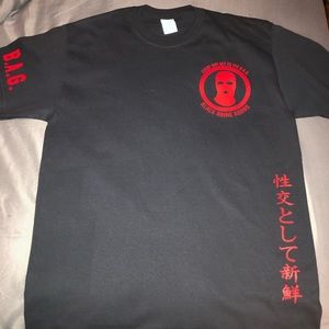 Black anime goons t-shirt